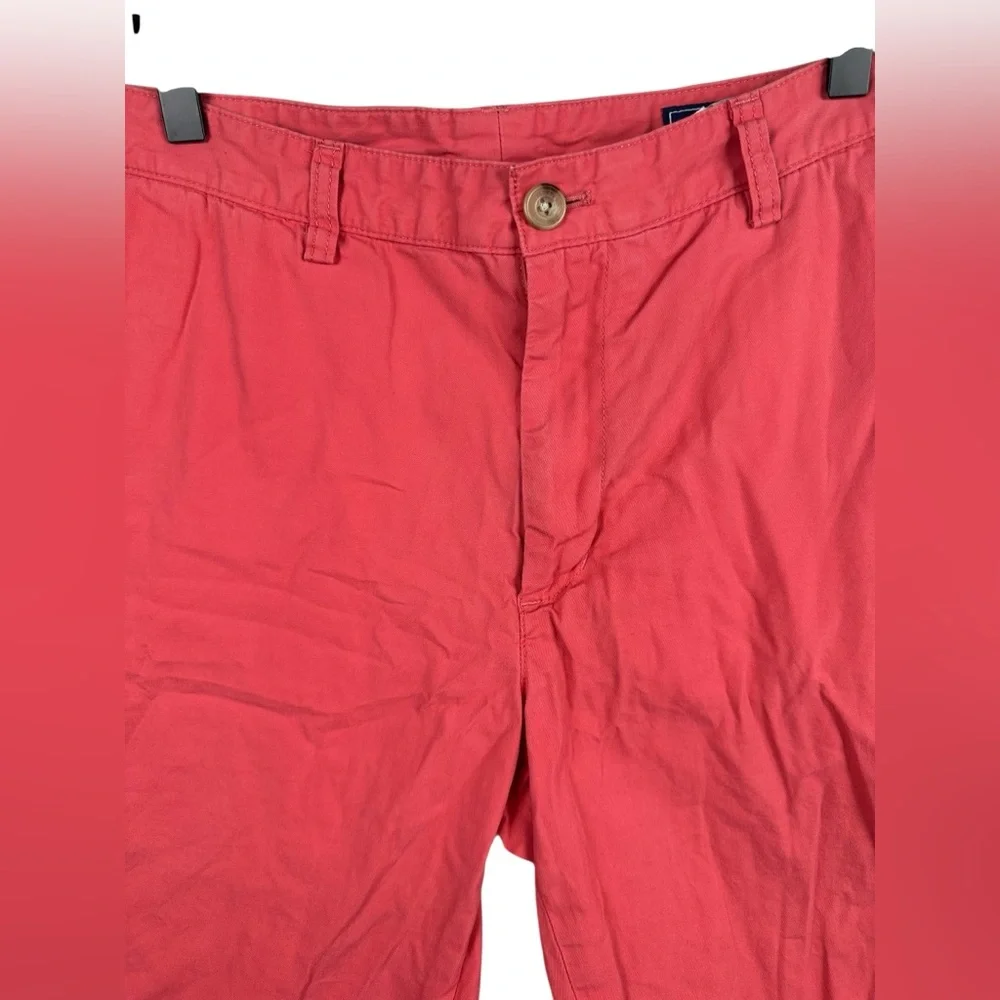 Vineyard Vines Men’s Breaker Shorts Pink Size 30 Cotton Chino Casual‎ Preppy